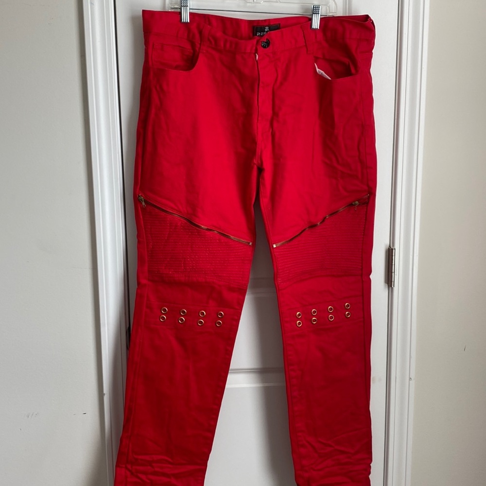 Red ape jeans